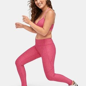 Outdoor Voices Warmup 3/4 Legging Women’s Compression Tights XL in Flamingo Pink